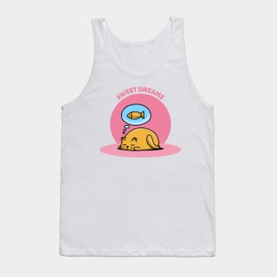 Sleepy Cat Tank Top